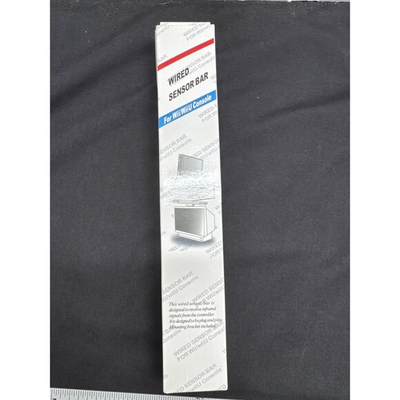 Wired Sensor Bar For Wii/WiiU Console With Easy Setup & Adhesive Mounts #2 - Picture 1 of 3